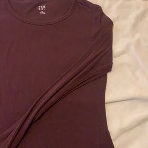 Purple Gap long sleeve T-shirt